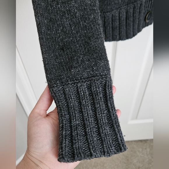 Fossil | Gray wool button up cardigan - Picture 5 of 7